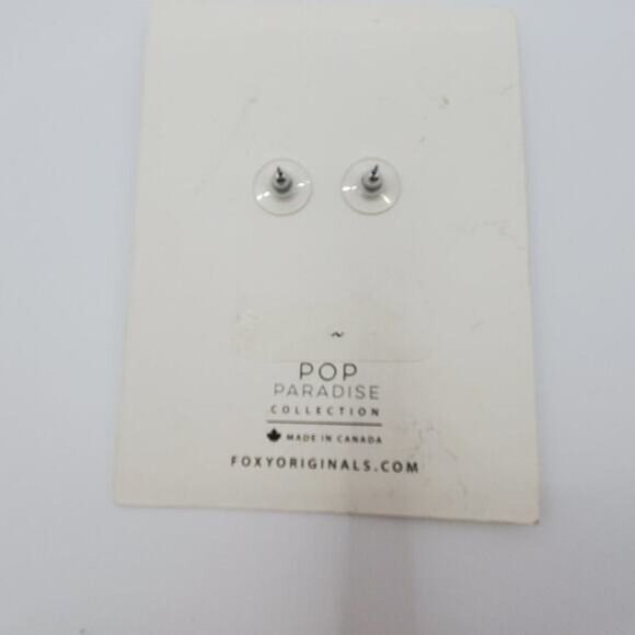 Foxy Originals - Adorable Dainty Elephant Earrings 14k gold plated - Picture 7 of 7